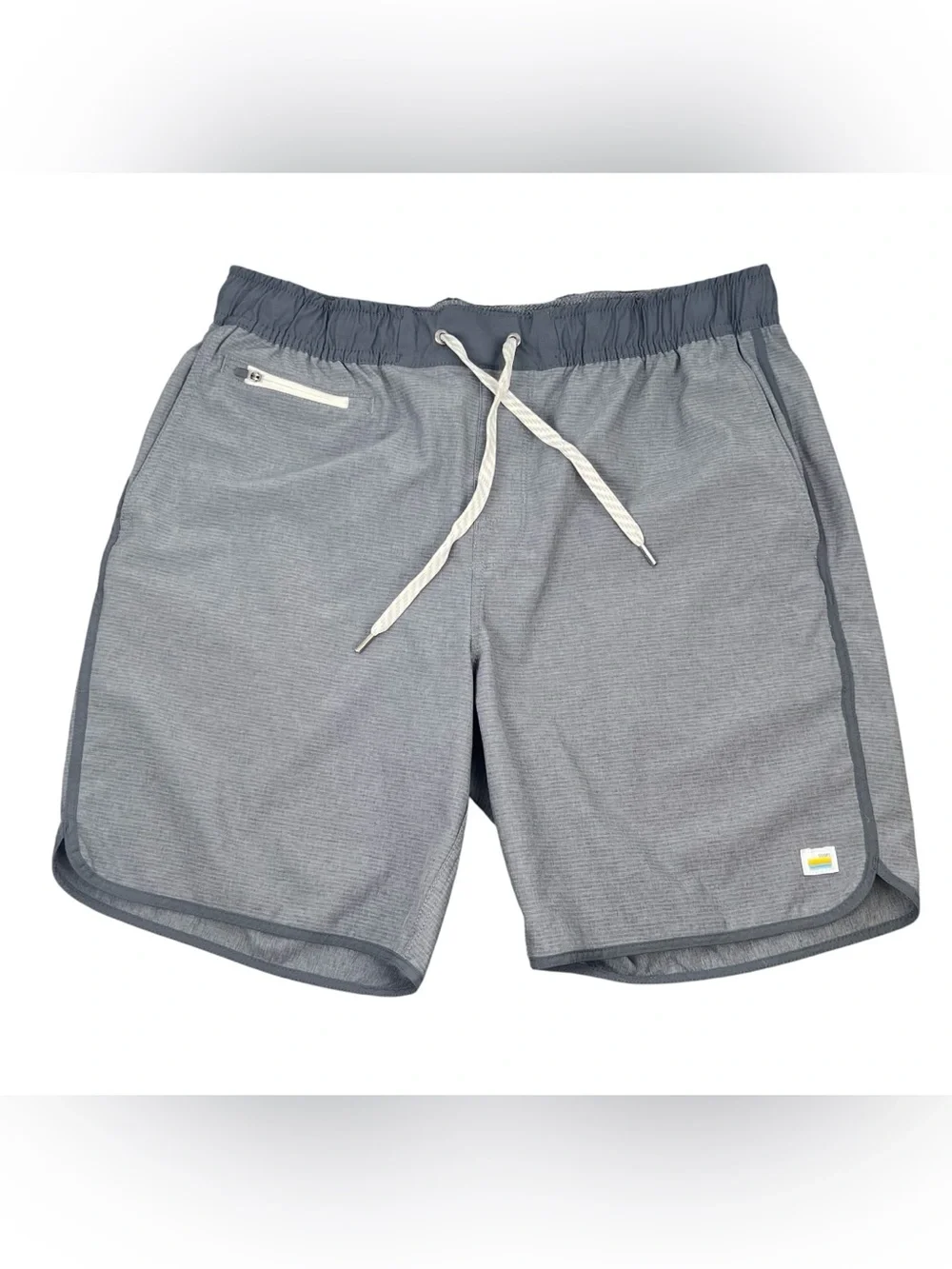 Vuori Banks Shorts Mens Large Gray Unlined 7.5